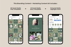 Skincare Green Instgaram Templates | CANVA-PS-AI Product Image 3