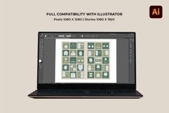 Skincare Green Instgaram Templates | CANVA-PS-AI Product Image 9