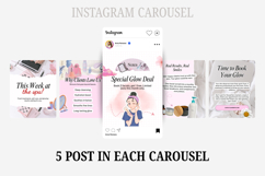 Skincare Instagram Carousel Post Canva Template Marketing Product Image 2