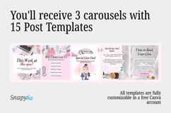 Skincare Instagram Carousel Post Canva Template Marketing Product Image 3