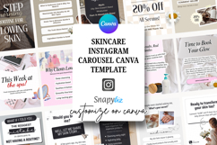 Skincare Instagram Carousel Post Canva Template Marketing Product Image 5