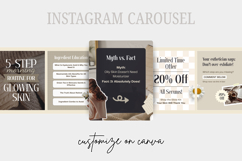 Skincare Instagram Carousel Post Canva Template Marketing Product Image 8