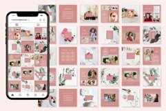 Skincare Pink Instagram Templates| CANVA-PS-AI Product Image 4