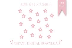 Flowers Skinny Tumbler 16 oz svg, Flowers Full Wrap svg Product Image 2