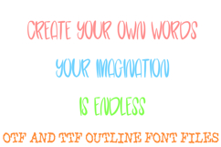 Skinny Marker Font Pen Doodle Lettering Cartoon ABC OTF Product Image 3