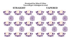 Bundle 6 Halloween Skinny Tumbler Sublimation Wrap SVG Product Image 13