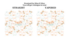 Bundle 6 Halloween Skinny Tumbler Sublimation Wrap SVG Product Image 5