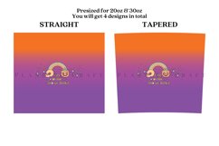 Bundle 6 Halloween Skinny Tumbler Sublimation Wrap SVG Product Image 7