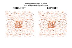 Bundle 6 Halloween Skinny Tumbler Sublimation Wrap SVG Product Image 9