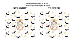 Bundle 6 Halloween Skinny Tumbler Sublimation Wrap SVG Product Image 11