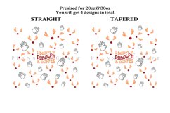 Bundle 6 Christmas Skinny Tumbler Sublimation Wrap SVG Product Image 11