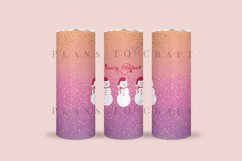 Bundle 6 Christmas Skinny Tumbler Sublimation Wrap SVG Product Image 12