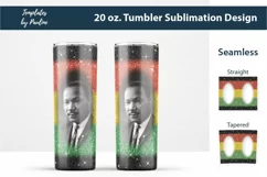 Seamless Black History Month Photo Tumbler Wrap Product Image 1