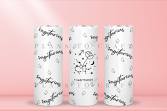 Bundle 12 Zodiac Skinny Tumbler Sublimation Wrap SVG Product Image 13
