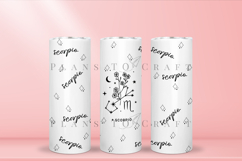 Bundle 12 Zodiac Skinny Tumbler Sublimation Wrap SVG Product Image 14