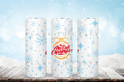 Bundle 6 Christmas Skinny Tumbler Sublimation Wrap SVG Product Image 5