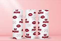 Bundle 6 Valentine Skinny Tumbler Sublimation Wrap SVG Product Image 3