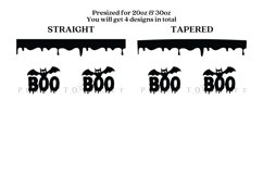 Bundle 6 Halloween Skinny Tumbler Sublimation Wrap SVG Product Image 6