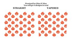 Bundle 6 Halloween Skinny Tumbler Sublimation Wrap SVG Product Image 10
