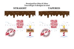 Bundle 6 Christmas Skinny Tumbler Sublimation Wrap SVG Product Image 5