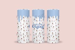 Bundle 6 Christmas Skinny Tumbler Sublimation Wrap SVG Product Image 8