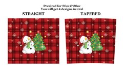 Bundle 6 Christmas Skinny Tumbler Sublimation Wrap SVG Product Image 11