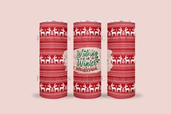 Bundle 6 Christmas Skinny Tumbler Sublimation Wrap SVG Product Image 12