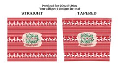 Bundle 6 Christmas Skinny Tumbler Sublimation Wrap SVG Product Image 13