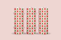 Bundle 6 Christmas Skinny Tumbler Sublimation Wrap SVG Product Image 2