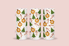 Bundle 6 Christmas Skinny Tumbler Sublimation Wrap SVG Product Image 8