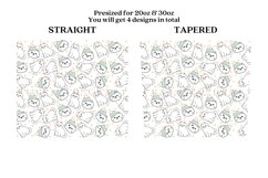 Bundle 6 Christmas Skinny Tumbler Sublimation Wrap SVG Product Image 3