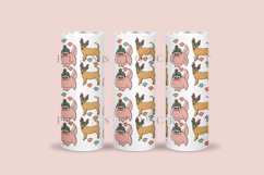 Bundle 6 Christmas Skinny Tumbler Sublimation Wrap SVG Product Image 4