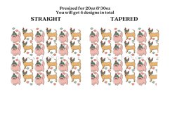 Bundle 6 Christmas Skinny Tumbler Sublimation Wrap SVG Product Image 5