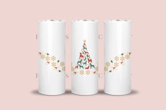 Bundle 6 Christmas Skinny Tumbler Sublimation Wrap SVG Product Image 6
