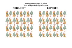 Bundle 6 Christmas Skinny Tumbler Sublimation Wrap SVG Product Image 9