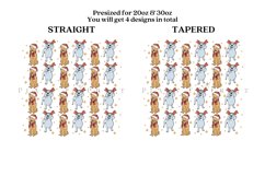 Bundle 6 Christmas Skinny Tumbler Sublimation Wrap SVG Product Image 11