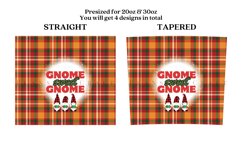 Bundle 6 Christmas Skinny Tumbler Sublimation Wrap SVG Product Image 3