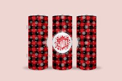 Bundle 6 Christmas Skinny Tumbler Sublimation Wrap SVG Product Image 4