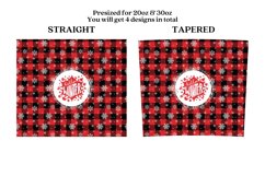 Bundle 6 Christmas Skinny Tumbler Sublimation Wrap SVG Product Image 5
