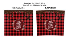 Bundle 6 Christmas Skinny Tumbler Sublimation Wrap SVG Product Image 7