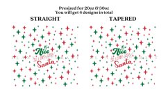 Bundle 6 Christmas Skinny Tumbler Sublimation Wrap SVG Product Image 3