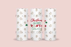 Bundle 6 Christmas Skinny Tumbler Sublimation Wrap SVG Product Image 4