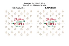 Bundle 6 Christmas Skinny Tumbler Sublimation Wrap SVG Product Image 5