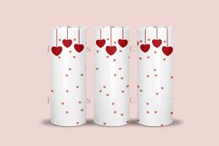 Bundle 6 Valentine Skinny Tumbler Sublimation Wrap SVG Product Image 6