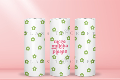 Bundle 6 Matcha Skinny Tumbler Sublimation Wrap SVG Product Image 11