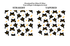 Bundle 6 Halloween Skinny Tumbler Sublimation Wrap SVG Product Image 4