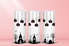 Bundle 6 Halloween Skinny Tumbler Sublimation Wrap SVG Product Image 7