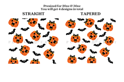 Bundle 6 Halloween Skinny Tumbler Sublimation Wrap SVG Product Image 10