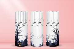 Bundle 6 Halloween Skinny Tumbler Sublimation Wrap SVG Product Image 11