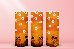 Bundle 6 Halloween Skinny Tumbler Sublimation Wrap SVG Product Image 4